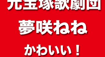 夢咲ねねがメチャ可愛い！宝塚退団してもドラマで復活して！動画あり
